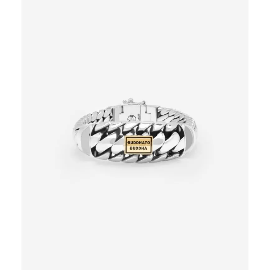 Buddha to Buddha Armband Ben Medium Limited Zilver Goud 14kt Clearance