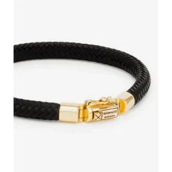 Buddha to Buddha Armband Bennett leer Goud 18kt Sale