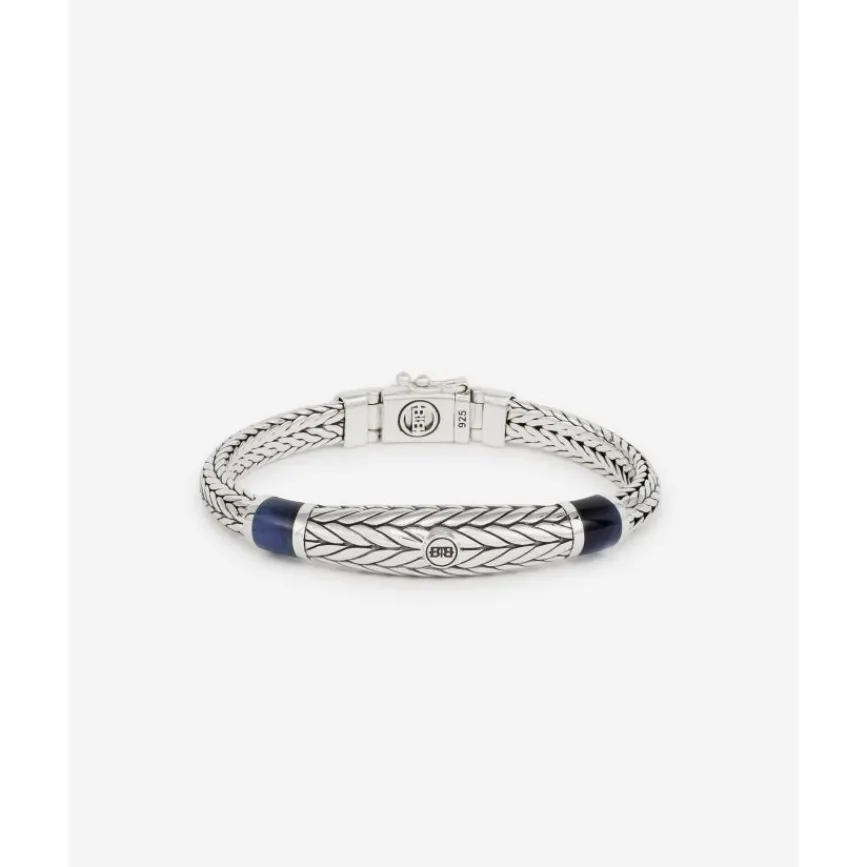 Buddha to Buddha Armband Ellen XS Stone Tigereye Navy Outlet