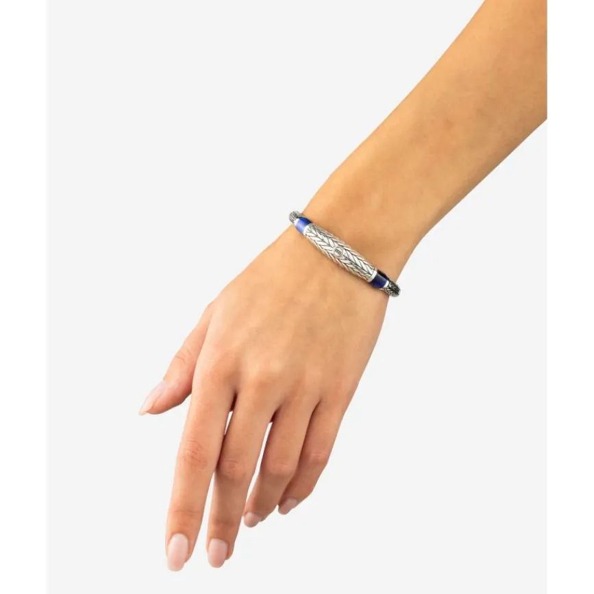 Buddha to Buddha Armband Ellen XS Stone Tigereye Navy Outlet