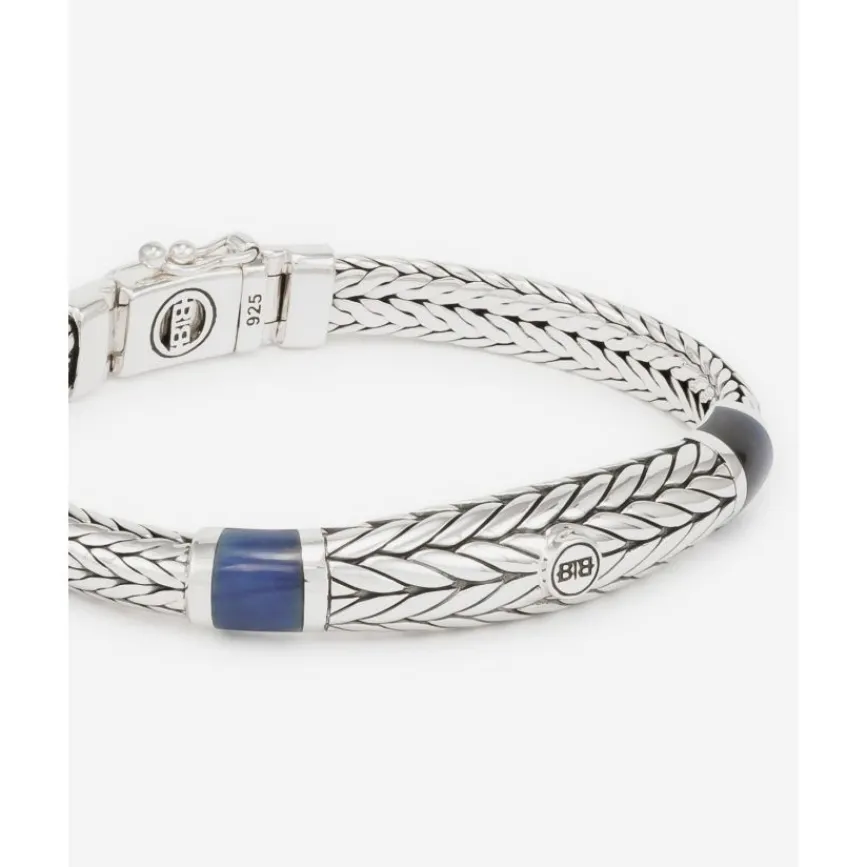 Buddha to Buddha Armband Ellen XS Stone Tigereye Navy Outlet