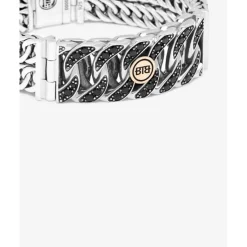 Buddha to Buddha Armband Esther Dubbel XS Limited Zwart Spinel Zilver Goud 14kt Best