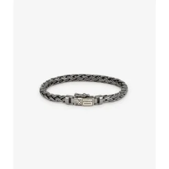 Buddha to Buddha Armband Katja XS Zwart Rhodium Shine Goud 14kt Clearance