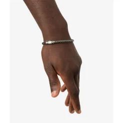 Buddha to Buddha Armband Katja XS Zwart Rhodium Shine Zilver Online
