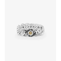 Buddha to Buddha Armband Nathalie Small Zwart Spinel Limited Zilver Goud 14kt Sale