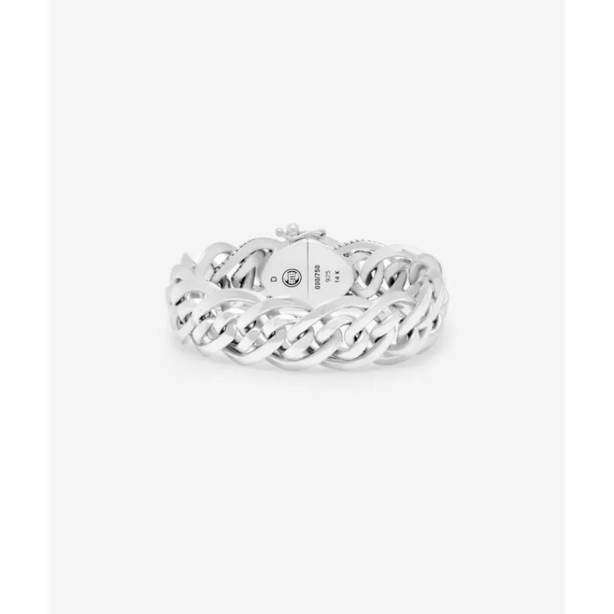Buddha to Buddha Armband Nathalie Small Zwart Spinel Limited Zilver Goud 14kt Sale