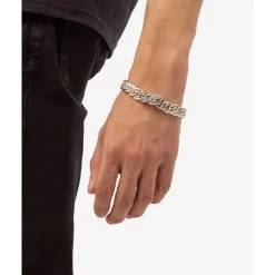 Buddha to Buddha Armband Nathalie XS Textuur Zilver Discount