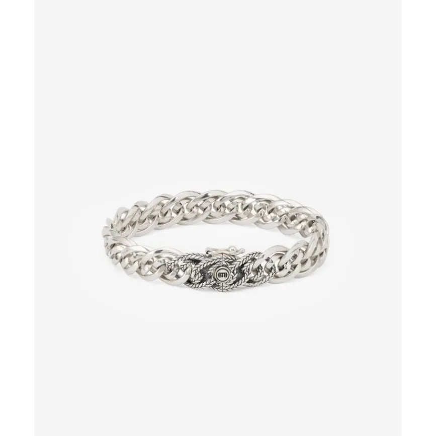 Buddha to Buddha Armband Nathalie XS Textuur Zilver Discount