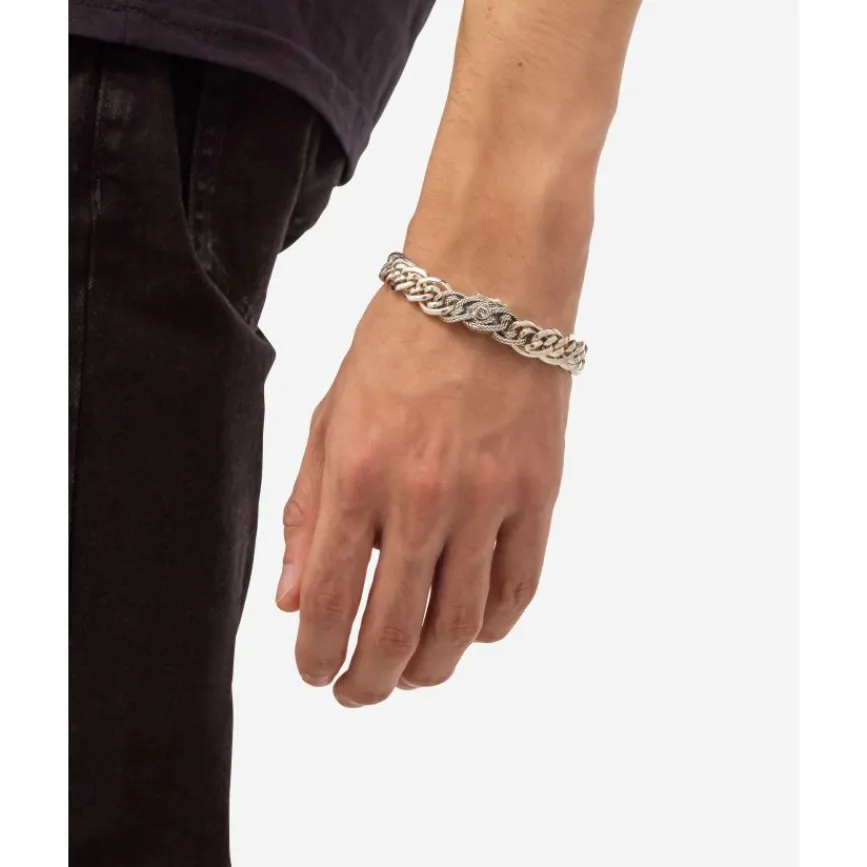 Buddha to Buddha Armband Nathalie XS Textuur Zilver Discount