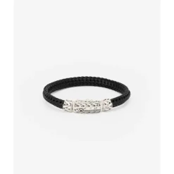 Buddha to Buddha Armband Nurul/Ellen Mix Leer Zwart Best