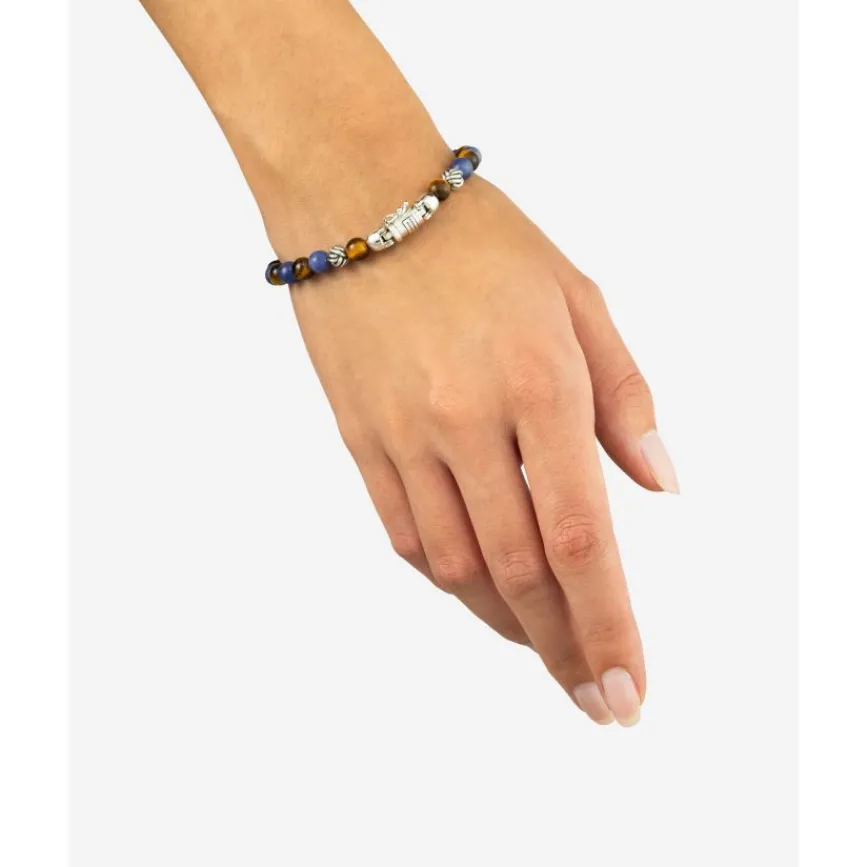 Buddha to Buddha Armband Spirit Bead Mini Mix Sodaliet Tijgeroog Online