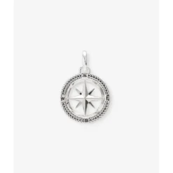 Buddha to Buddha Barbara Kompas Hanger Zilver Discount