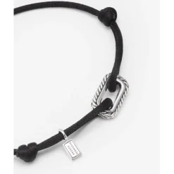 Buddha to Buddha Barbara Koord Armband Zilver Zwart Online