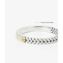 Buddha to Buddha Barbara Mini Dual Ring Bicolor Online