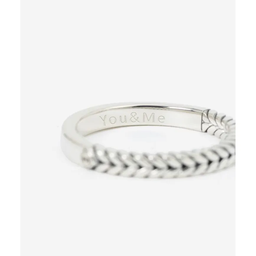 Buddha to Buddha Barbara Mini Dual Ring Zilver Clearance