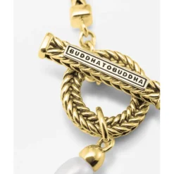 Buddha to Buddha Barbara Mini Parel Armband Verguld Zilver Online