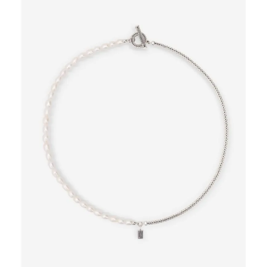 Buddha to Buddha Barbara Mini Parel Ketting Zilver 45 cm Hot