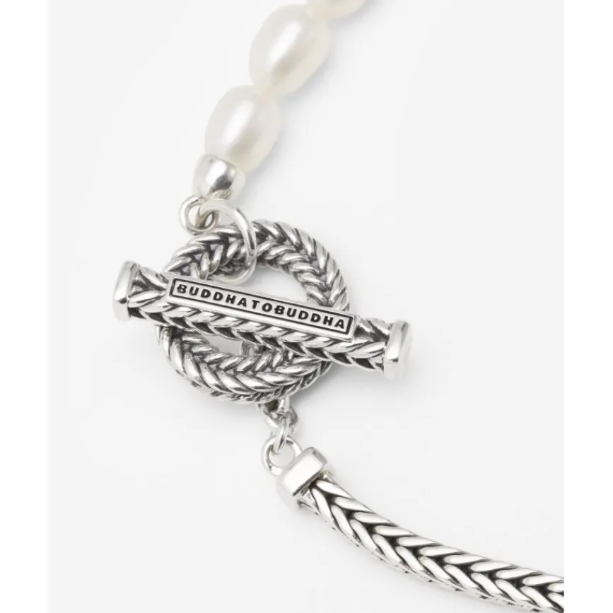 Buddha to Buddha Barbara Mini Parel Ketting Zilver 45 cm Hot
