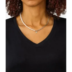 Buddha to Buddha Barbara Mini Parel Ketting Zilver 45 cm Hot