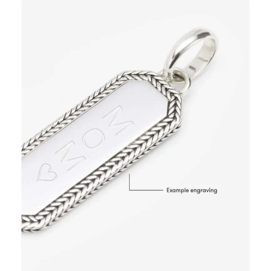 Buddha to Buddha Barbara Octagon Tag Hanger Zilver Discount