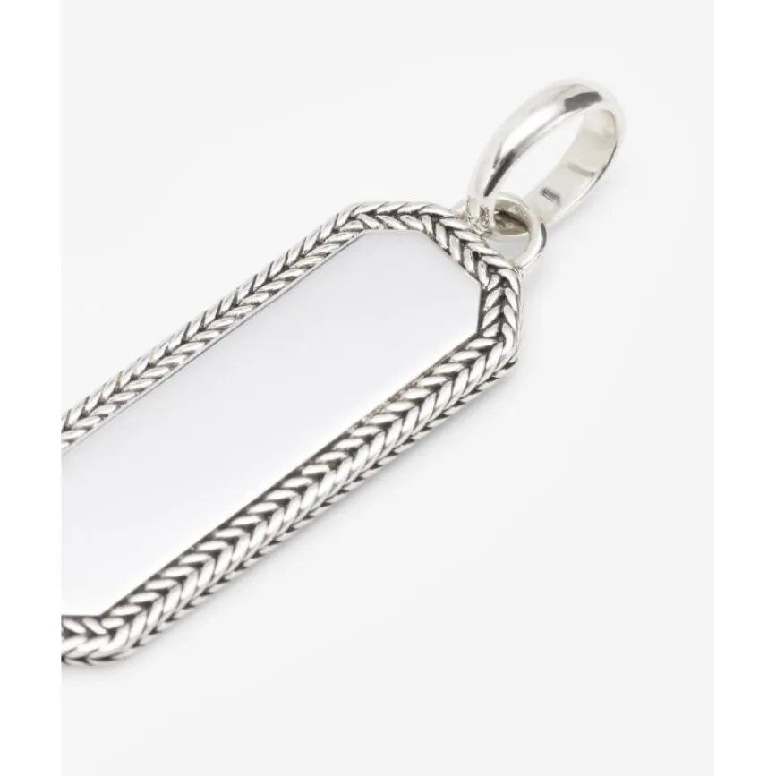 Buddha to Buddha Barbara Octagon Tag Hanger Zilver Discount