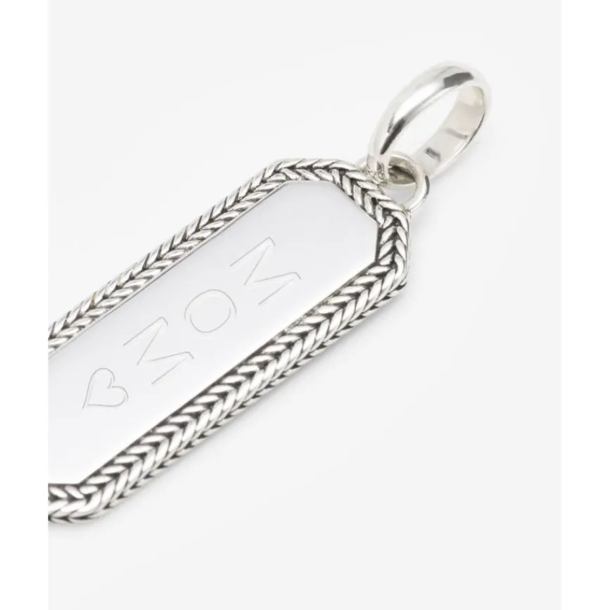 Buddha to Buddha Barbara Octagon Tag Hanger Zilver Discount