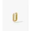 Buddha to Buddha Barbara Omkeerbare Hoop Verguld Zilver Single Piece Discount