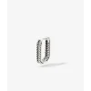 Buddha to Buddha Barbara Omkeerbare Hoop Zilver Single Piece Fashion