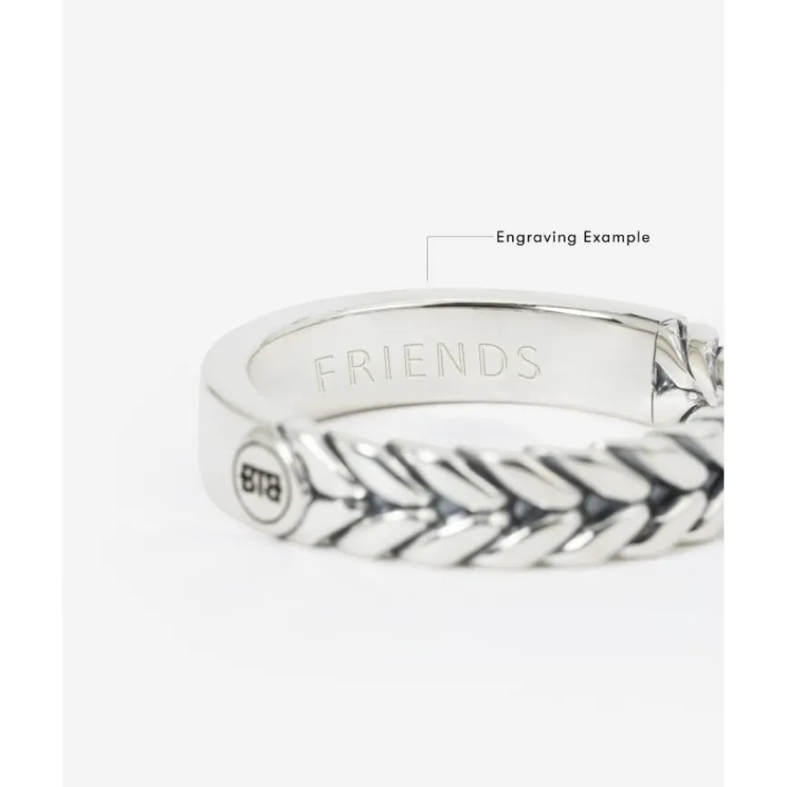 Buddha to Buddha Barbara Small Dual Ring Zilver Online