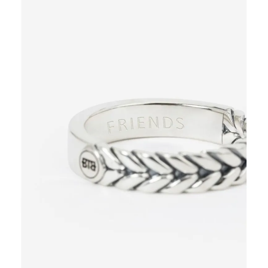 Buddha to Buddha Barbara Small Dual Ring Zilver Online