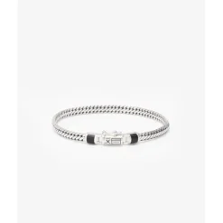 Buddha to Buddha Ben Mini (Edel)steen Armband Zilver Onyx Hot