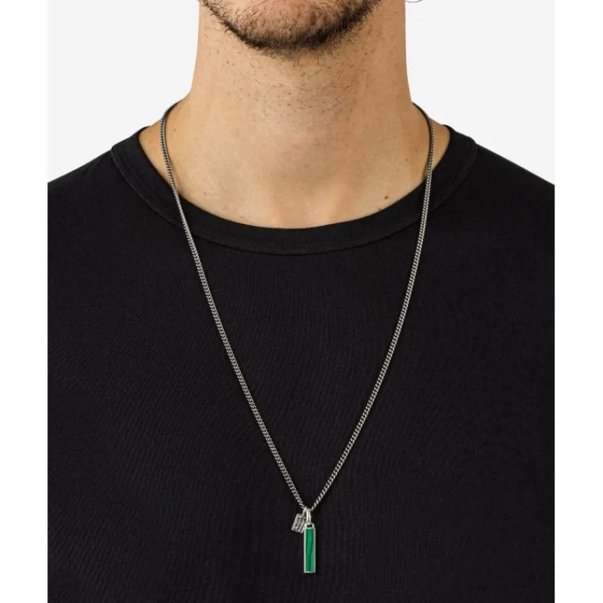 Buddha to Buddha Ben Mini (Edel)steen Hanger Zilver Malachite Fashion