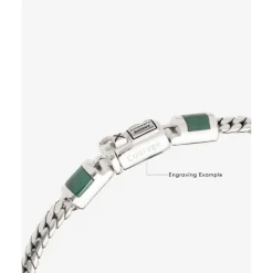Buddha to Buddha Ben Mini Gemstone Armband Zilver Malachiet Fashion