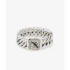 Buddha to Buddha Chain Groot Zwart Spinel Limited Armband Zilver Sale