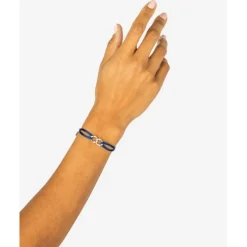 Buddha to Buddha Chain XS Koord Armband Zilver Kobaltblauw Sale