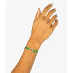 Buddha to Buddha Chain XS Koord Armband Zilver Buddha Groen Outlet