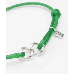 Buddha to Buddha Chain XS Koord Armband Zilver Buddha Groen Outlet