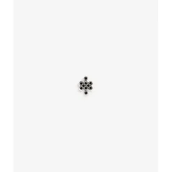 Buddha to Buddha Endless Knot Knopje Flatback Zilver Single Piece Fashion