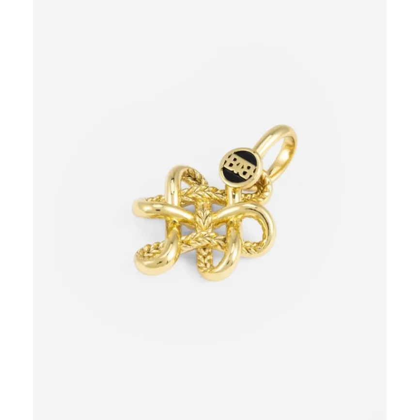 Buddha to Buddha Endless Knot XS Hanger Verguld Zilver Fashion