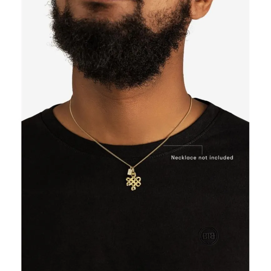 Buddha to Buddha Endless Knot XS Hanger Verguld Zilver Fashion