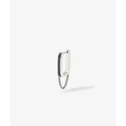 Buddha to Buddha Essential Hoop Chainlink Zilver Single Piece Online