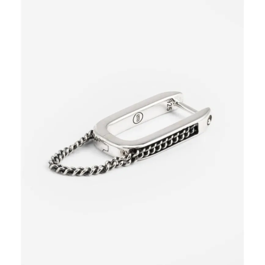 Buddha to Buddha Essential Hoop Chainlink Zilver Single Piece Online