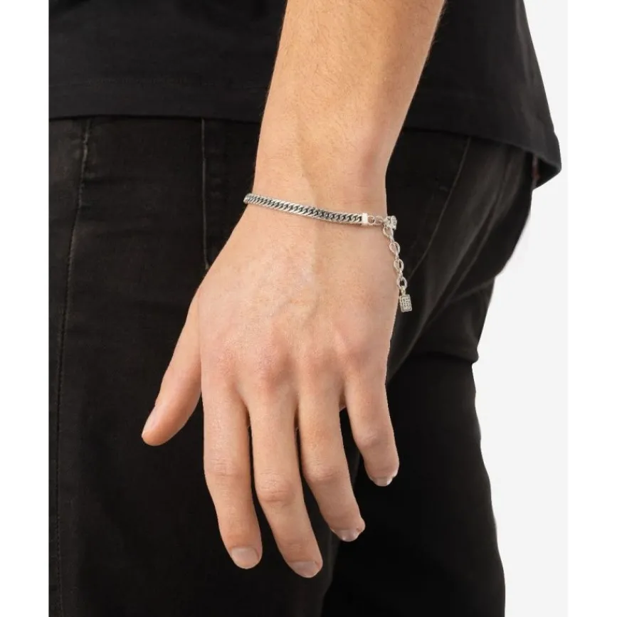 Buddha to Buddha Esther Mini Enkelbandje/Armband Zilver Sale