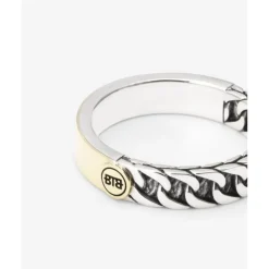Buddha to Buddha Esther Small Dual Ring Bicolor New