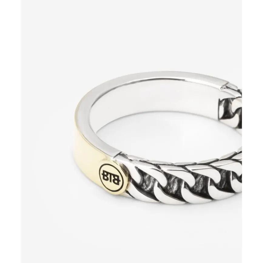 Buddha to Buddha Esther Small Dual Ring Bicolor New