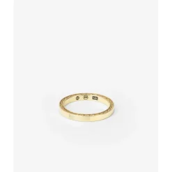 Buddha to Buddha George Mini Gladde Ring 14kt Goud Outlet