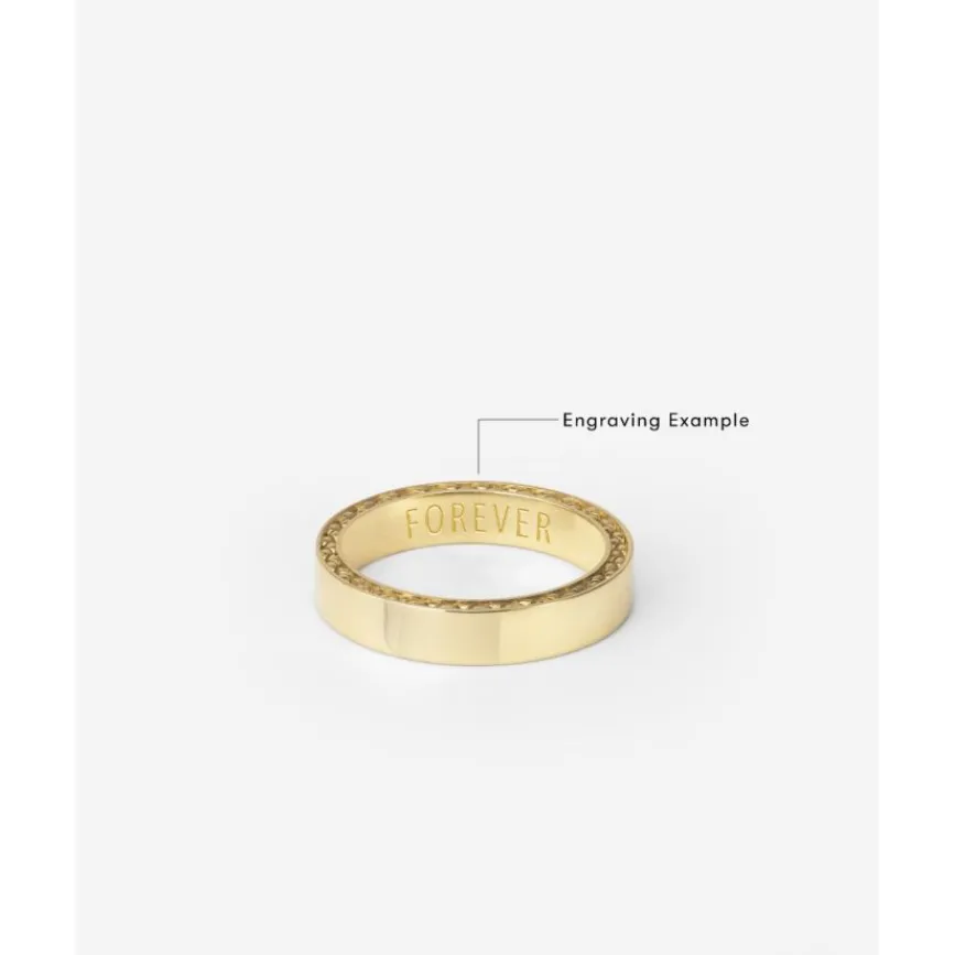 Buddha to Buddha George Small Gladde Ring 14kt Goud Discount