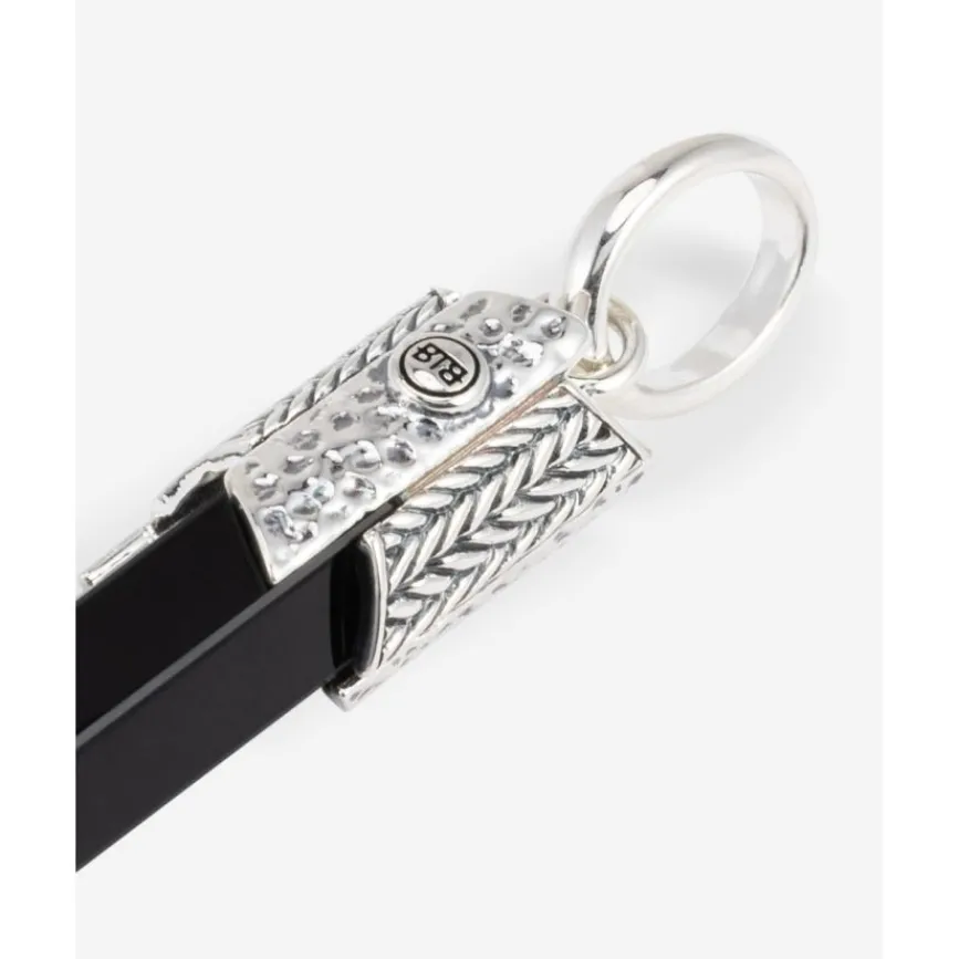 Buddha to Buddha Hanger Edelsteen Zilver Zwarte Onyx Clearance