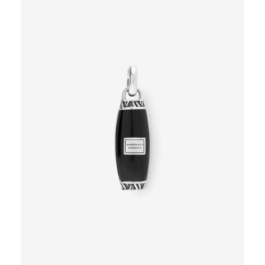 Buddha to Buddha Hanger Katja Zwarte Onyx Zilver Clearance