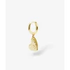 Buddha to Buddha Hart Oorbel Single Piece Verguld Outlet
